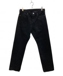 SAINT MICHAEL（セントマイケル）の古着「BLACK DENIM PANTS(STRAIGHT)」｜ブラック