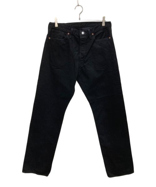 SAINT MICHAEL（セントマイケル）SAINT MICHAEL (セントマイケル) BLACK DENIM PANTS(STRAIGHT) ブラック サイズ:W34 L34の古着・服飾アイテム