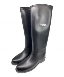 Traditional Weatherwear（トラディショナルウェザーウェア）の古着「ロングレインブーツ」｜ブラック