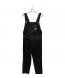 CarHartt（カーハート）の古着「W BIB OVERALL」｜ブラック