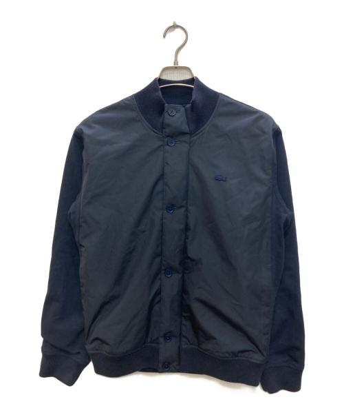 LACOSTE（ラコステ）LACOSTE (ラコステ) ラミネート スタンドカラーブルゾン ネイビー サイズ:Sの古着・服飾アイテム
