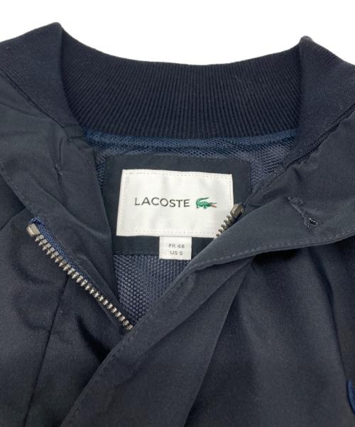 LACOSTE（ラコステ）LACOSTE (ラコステ) ラミネート スタンドカラーブルゾン ネイビー サイズ:Sの古着・服飾アイテム