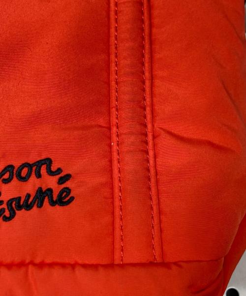 maison kitsune（メゾンキツネ）maison kitsune (メゾンキツネ) 2WAYバッグ レッドの古着・服飾アイテム
