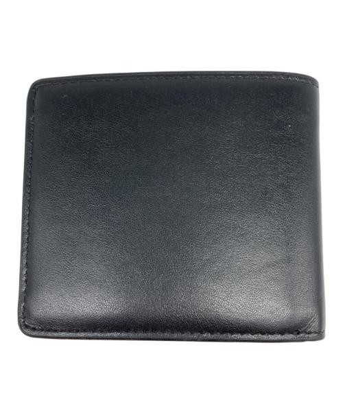 DIESEL（ディーゼル）DIESEL (ディーゼル) Leather bi-fold wallet ブラックの古着・服飾アイテム