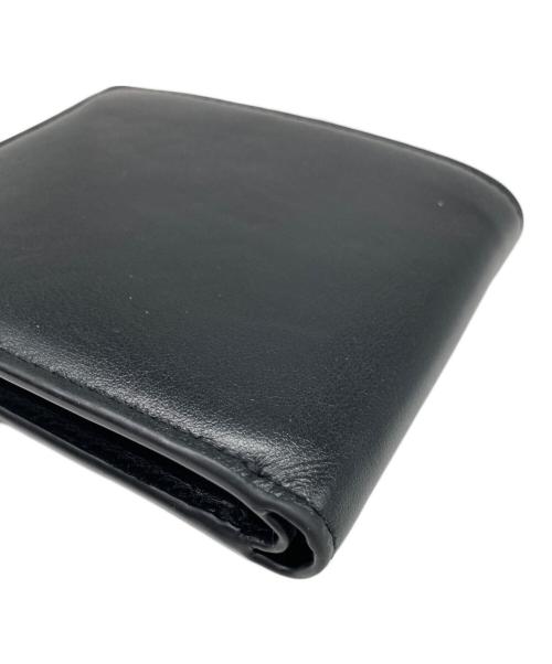 DIESEL（ディーゼル）DIESEL (ディーゼル) Leather bi-fold wallet ブラックの古着・服飾アイテム