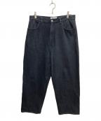 everyoneエブリワン）の古着「SOFT DENIM PANTS」｜ブラック
