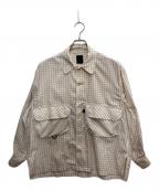 DAIWA PIER39ダイワ ピア39）の古着「TECH NEW ANGLER'S SHIRTS」｜ブラウン