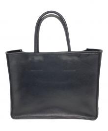 LIFESTYLIST（ライフスタイリスト）の古着「LEATHER TOTE NOTEBOOK BAG」｜ブラック