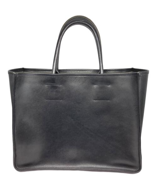 LIFESTYLIST（ライフスタイリスト）LIFESTYLIST (ライフスタイリスト) LEATHER TOTE NOTEBOOK BAG ブラックの古着・服飾アイテム