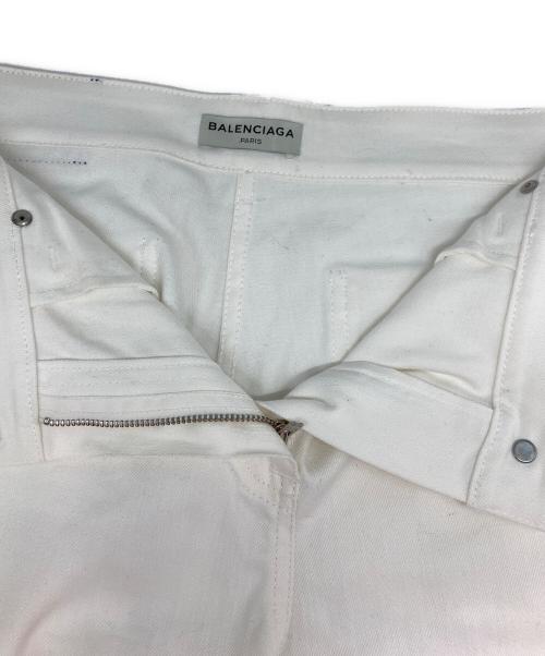 BALENCIAGA（バレンシアガ）BALENCIAGA (バレンシアガ) デニムパンツ ホワイト サイズ:38の古着・服飾アイテム