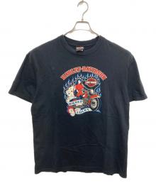 HARLEY-DAVIDSON（ハーレーダビッドソン）の古着「プリントTシャツ」｜ブラック