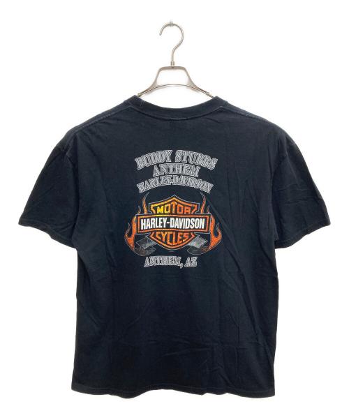 HARLEY-DAVIDSON（ハーレーダビッドソン）HARLEY-DAVIDSON (ハーレーダビッドソン) プリントTシャツ ブラック サイズ:XLの古着・服飾アイテム