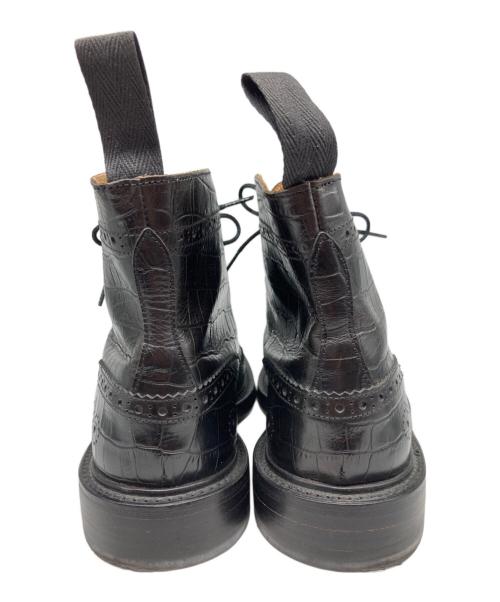 Tricker's（トリッカーズ）Tricker's (トリッカーズ) PAUL SMITH (ポールスミス) ウィングチップ カントリーブーツ ブラック サイズ:size8の古着・服飾アイテム