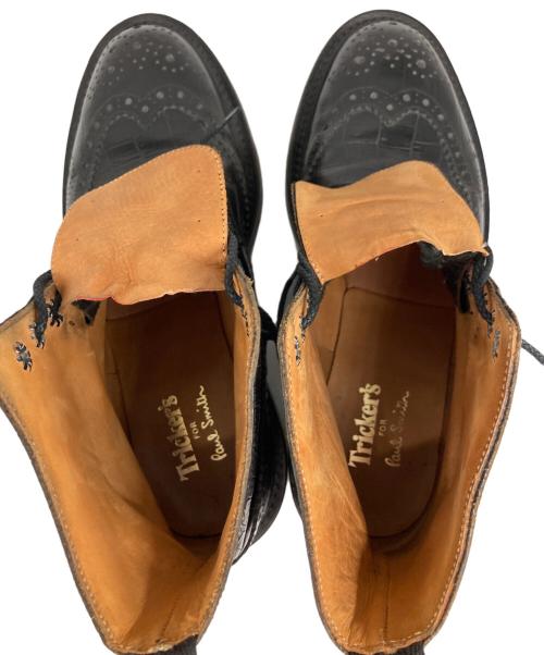 Tricker's（トリッカーズ）Tricker's (トリッカーズ) PAUL SMITH (ポールスミス) ウィングチップ カントリーブーツ ブラック サイズ:size8の古着・服飾アイテム
