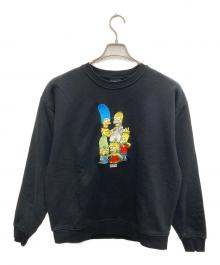 KITH×The Simpsons（キス×ザ シンプソンズ）の古着「PORTRAIT CREWNECK」｜ブラック