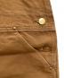 中古・古着 CarHartt (カーハート) ダックオーバーオール ブラウン サイズ:表記無し：9000円