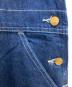 中古・古着 CarHartt (カーハート) デニムオーバーオール インディゴ サイズ:表記無し：9000円