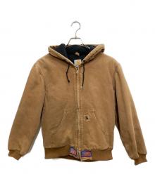 CarHartt（カーハート）の古着「キルトフランネル裏地付きサンドストーンアクティブジャケット」｜ブラウン