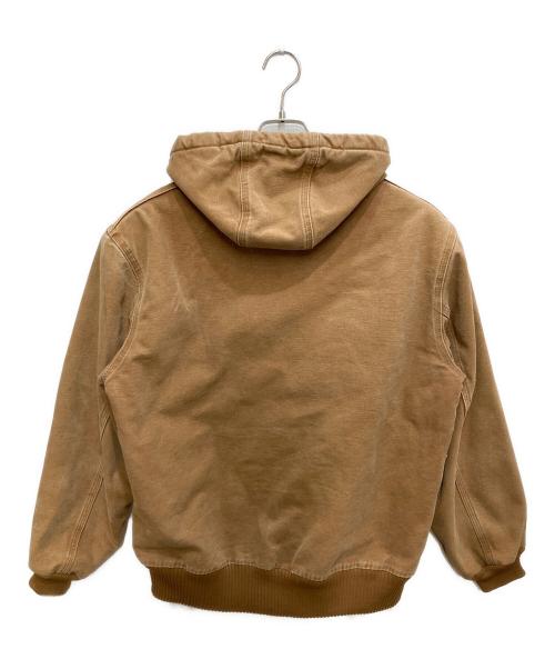 CarHartt（カーハート）CarHartt (カーハート) キルトフランネル裏地付きサンドストーンアクティブジャケット ブラウン サイズ:small regularの古着・服飾アイテム