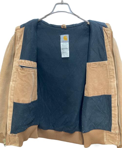 CarHartt（カーハート）CarHartt (カーハート) キルトフランネル裏地付きサンドストーンアクティブジャケット ブラウン サイズ:small regularの古着・服飾アイテム