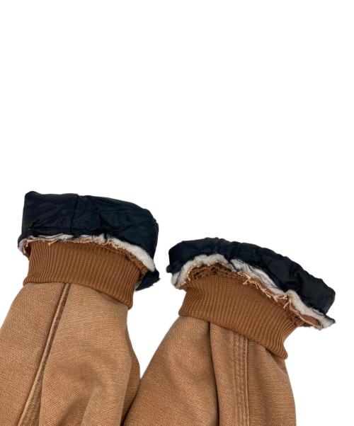 CarHartt（カーハート）CarHartt (カーハート) キルトフランネル裏地付きサンドストーンアクティブジャケット ブラウン サイズ:small regularの古着・服飾アイテム