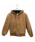 CarHartt（カーハート）の古着「キルトフランネル裏地付きサンドストーンアクティブジャケット」｜ブラウン