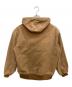 CarHartt (カーハート) キルトフランネル裏地付きサンドストーンアクティブジャケット ブラウン サイズ:small regular：18000円