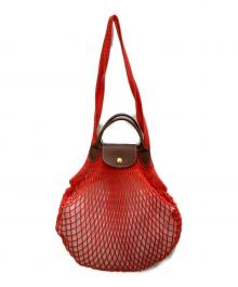 LONGCHAMP×FILT（ロンシャン×フィルト）の古着「ル プリアージュ® フィレ」｜オレンジ