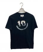 Maison Margielaメゾンマルジェラ）の古着「10ラインプリントTシャツ」｜ブラック