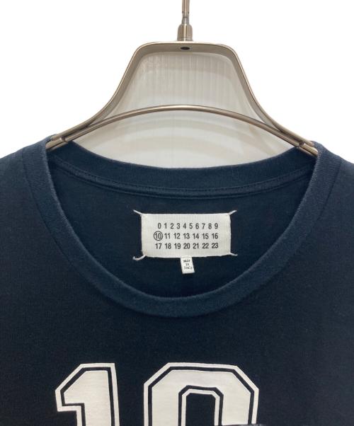 Maison Margiela（メゾンマルジェラ）Maison Margiela (メゾンマルジェラ) 10ラインプリントTシャツ ブラック サイズ:48の古着・服飾アイテム