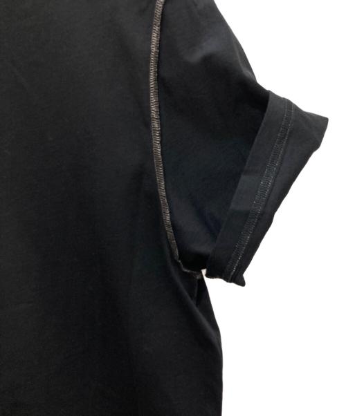 Maison Margiela（メゾンマルジェラ）Maison Margiela (メゾンマルジェラ) Overlock T-shirt ブラック サイズ:ＸＬの古着・服飾アイテム