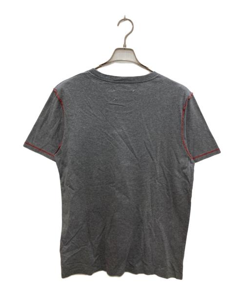 Maison Margiela（メゾンマルジェラ）Maison Margiela (メゾンマルジェラ) Overlock T-shirt グレー サイズ:ＸＬの古着・服飾アイテム