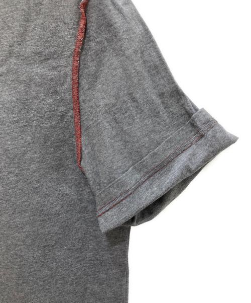 Maison Margiela（メゾンマルジェラ）Maison Margiela (メゾンマルジェラ) Overlock T-shirt グレー サイズ:ＸＬの古着・服飾アイテム
