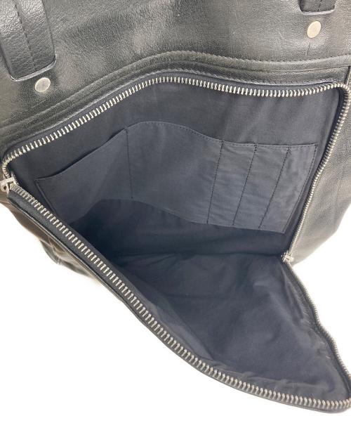 Maison Martin Margiela（メゾンマルタンマルジェラ）Maison Martin Margiela (メゾンマルタンマルジェラ) レザー2WAYバッグ ブラックの古着・服飾アイテム