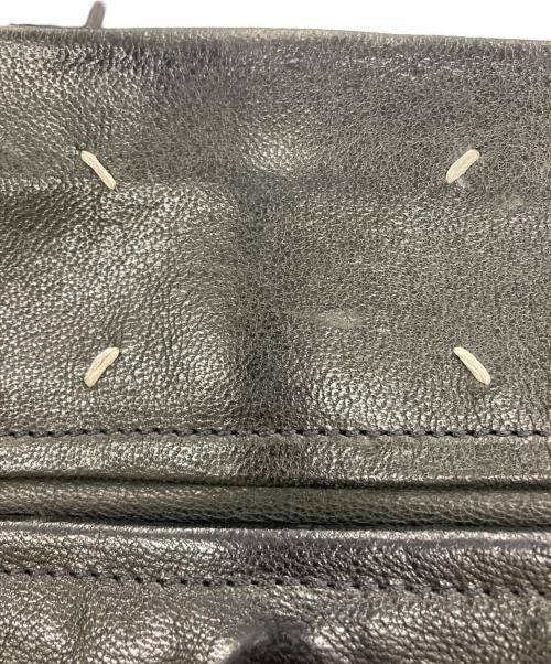 Maison Martin Margiela（メゾンマルタンマルジェラ）Maison Martin Margiela (メゾンマルタンマルジェラ) レザー2WAYバッグ ブラックの古着・服飾アイテム