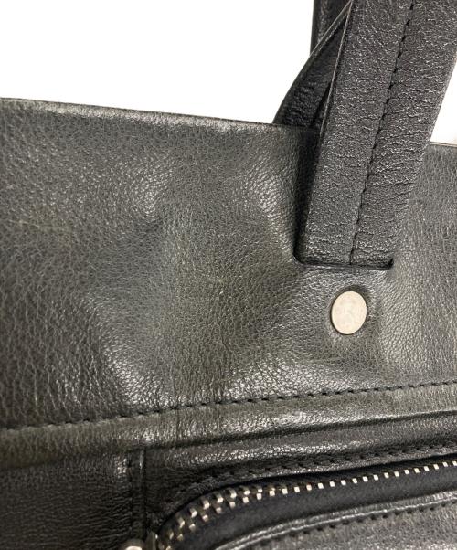 Maison Martin Margiela（メゾンマルタンマルジェラ）Maison Martin Margiela (メゾンマルタンマルジェラ) レザー2WAYバッグ ブラックの古着・服飾アイテム