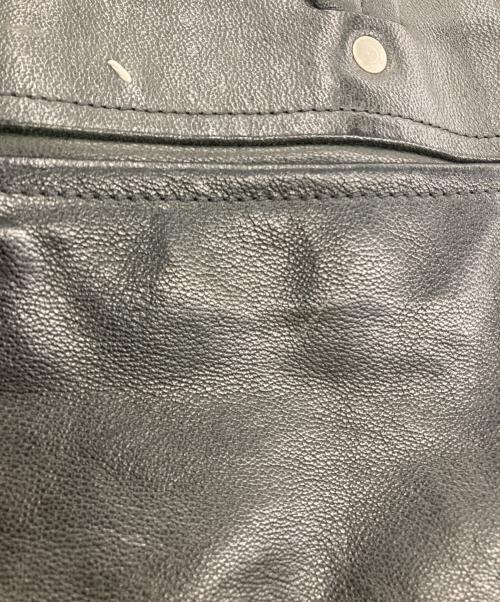 Maison Martin Margiela（メゾンマルタンマルジェラ）Maison Martin Margiela (メゾンマルタンマルジェラ) レザー2WAYバッグ ブラックの古着・服飾アイテム