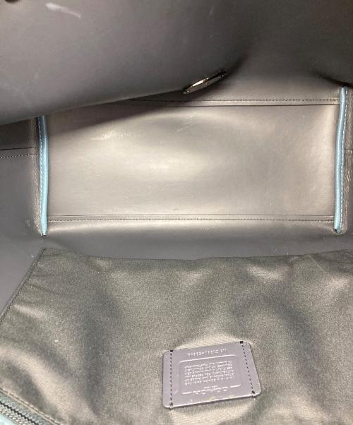 COACH（コーチ）COACH (コーチ) マーケット トート バッグ ブルーの古着・服飾アイテム