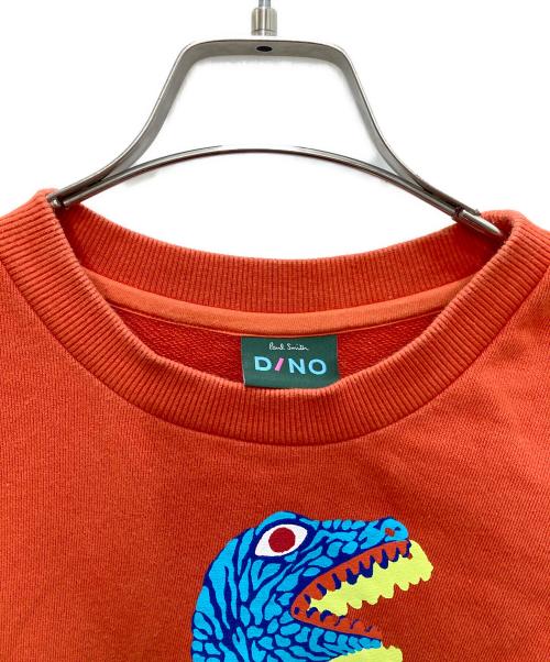 PAUL SMITH（ポールスミス）PAUL SMITH (ポールスミス) DINO プリントスウェット オレンジ サイズ:XLの古着・服飾アイテム