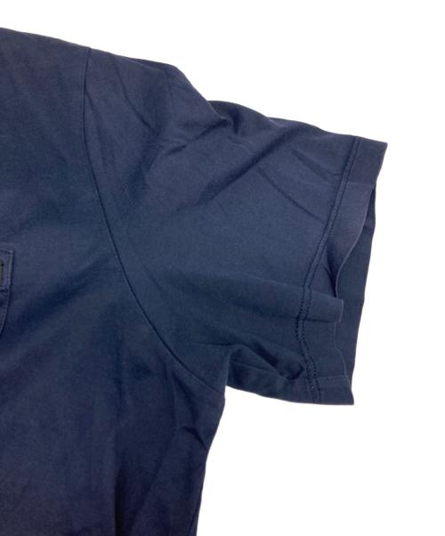PRADA（プラダ）PRADA (プラダ) ポケットTシャツ ネイビー サイズ:Ｌの古着・服飾アイテム