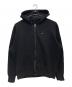 SUPREME（シュプリーム）の古着「small box zip up hooded sweatshirt/スモール ボックス ジップ アップ フーデッド スウェットシート」｜ブラック