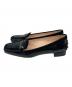 TOD'S (トッズ) エナメルパンプス ブラック サイズ:38：8000円