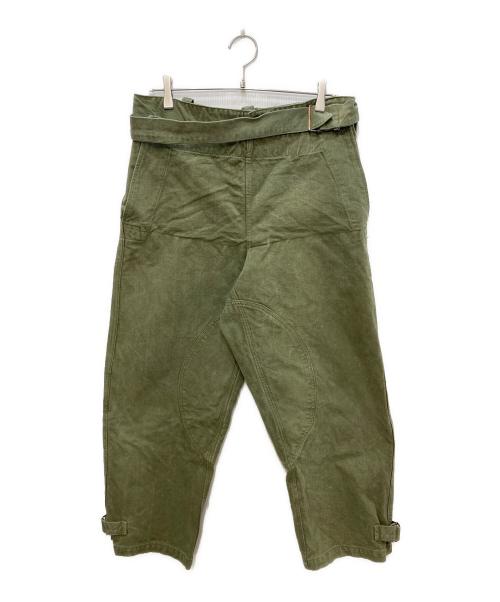 French Army（フランス軍）French Army (フランス軍) M-38 モーターサイクルパンツ オリーブ サイズ:-の古着・服飾アイテム