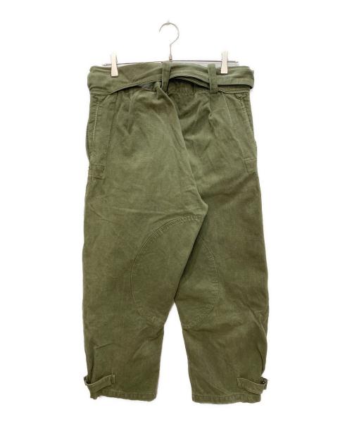 French Army（フランス軍）French Army (フランス軍) M-38 モーターサイクルパンツ オリーブ サイズ:-の古着・服飾アイテム