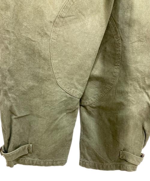 French Army（フランス軍）French Army (フランス軍) M-38 モーターサイクルパンツ オリーブ サイズ:-の古着・服飾アイテム