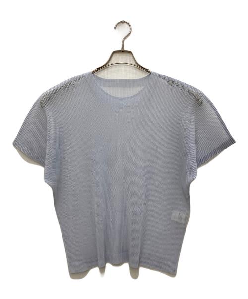 PLEATS PLEASE（プリーツプリーズ）PLEATS PLEASE (プリーツプリーズ) プリーツカットソー グレー サイズ:３の古着・服飾アイテム