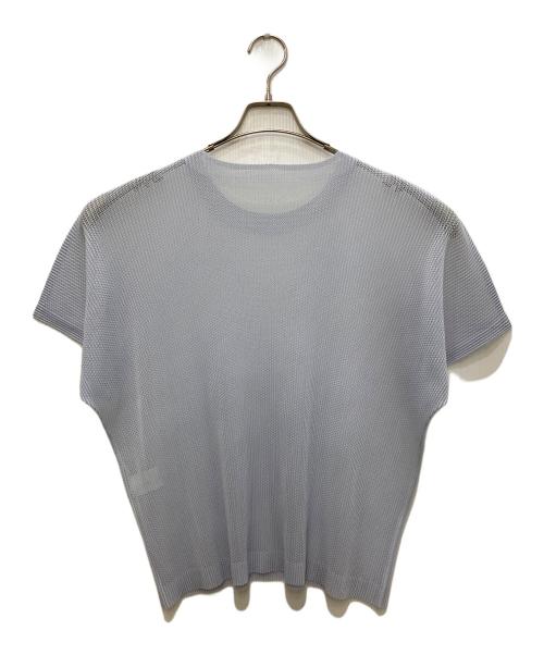 PLEATS PLEASE（プリーツプリーズ）PLEATS PLEASE (プリーツプリーズ) プリーツカットソー グレー サイズ:３の古着・服飾アイテム