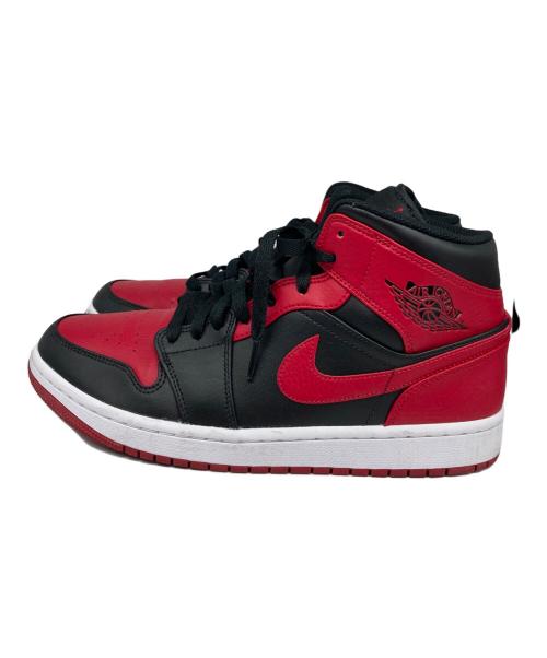NIKE（ナイキ）NIKE (ナイキ) Air Jordan 1 MID ブラック×レッド サイズ:27 cmの古着・服飾アイテム