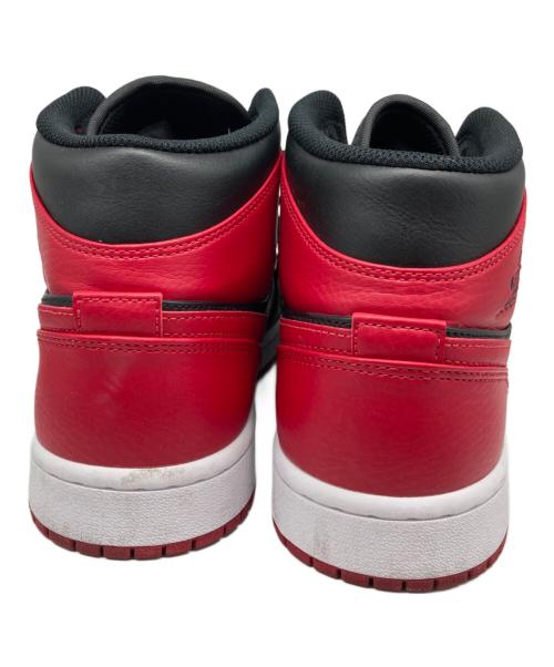 NIKE（ナイキ）NIKE (ナイキ) Air Jordan 1 MID ブラック×レッド サイズ:27 cmの古着・服飾アイテム