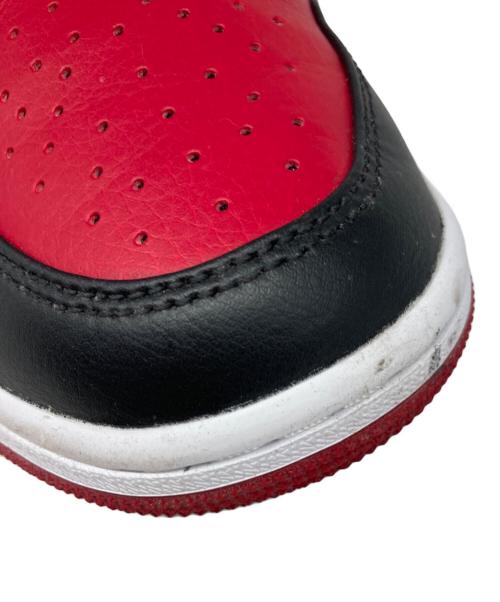 NIKE（ナイキ）NIKE (ナイキ) Air Jordan 1 MID ブラック×レッド サイズ:27 cmの古着・服飾アイテム